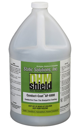 Static Solutions AF-6805 conduct coat floor finish 5 gal